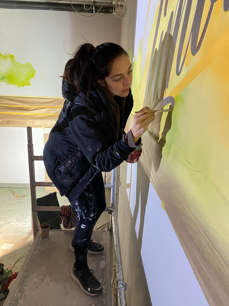 Graffiti Auftrag Edeka Schtz Nrnberg Tribegas CRIS Hannah 19