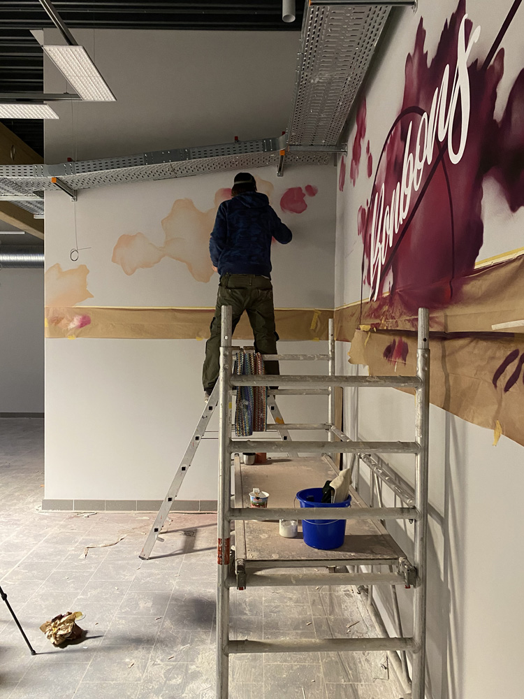Graffiti Auftrag Edeka Schtz Nrnberg Tribegas CRIS Hannah 20