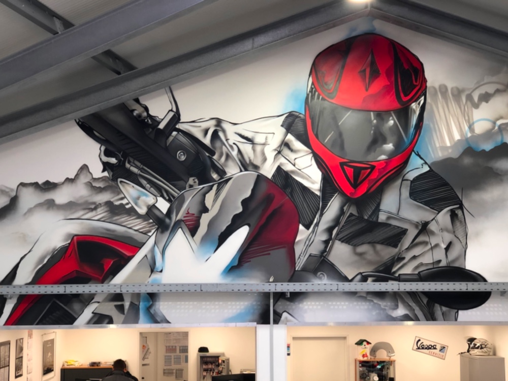 graffiti auftrag goossportiv bikeshop bayern franken erlangen 1