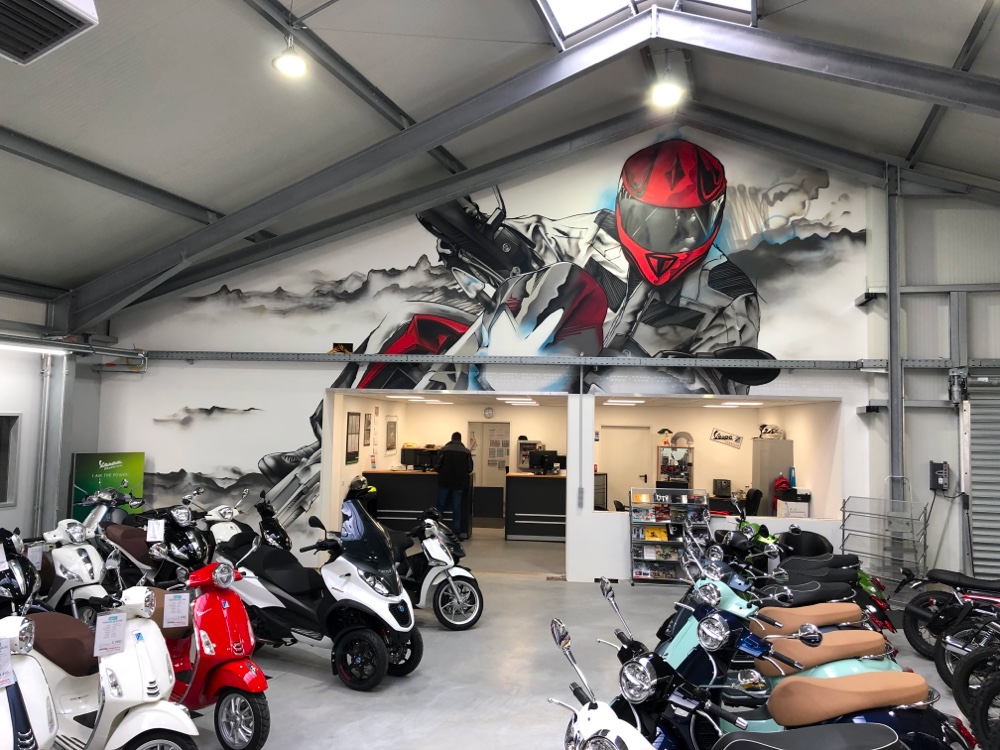 graffiti auftrag goossportiv bikeshop bayern franken erlangen 2