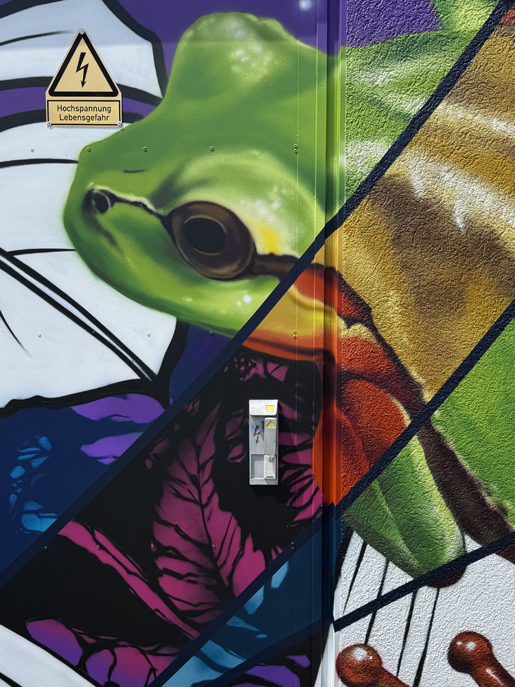 graffiti auftrag n-ergie auftrag froesche nuernberg bayern tribegas cris 06